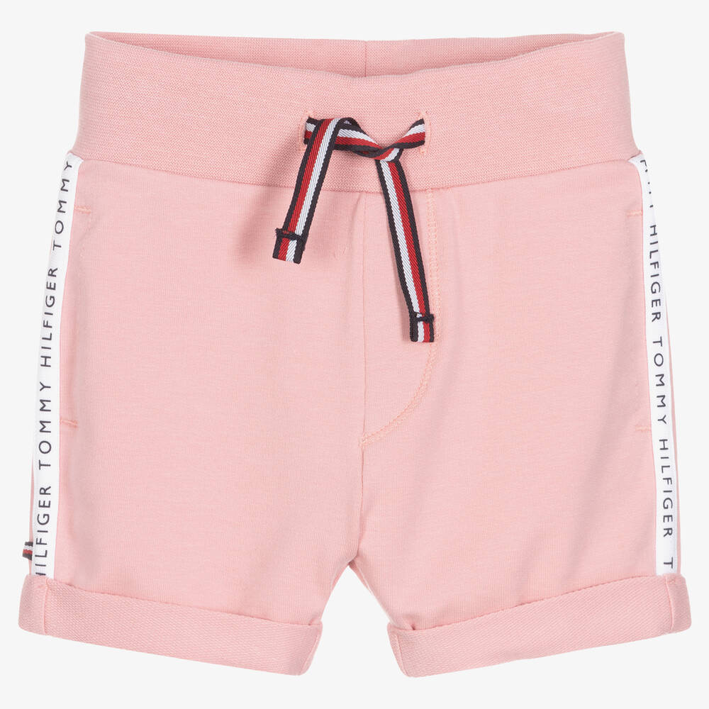 Pink tommy hilfiger shorts shop