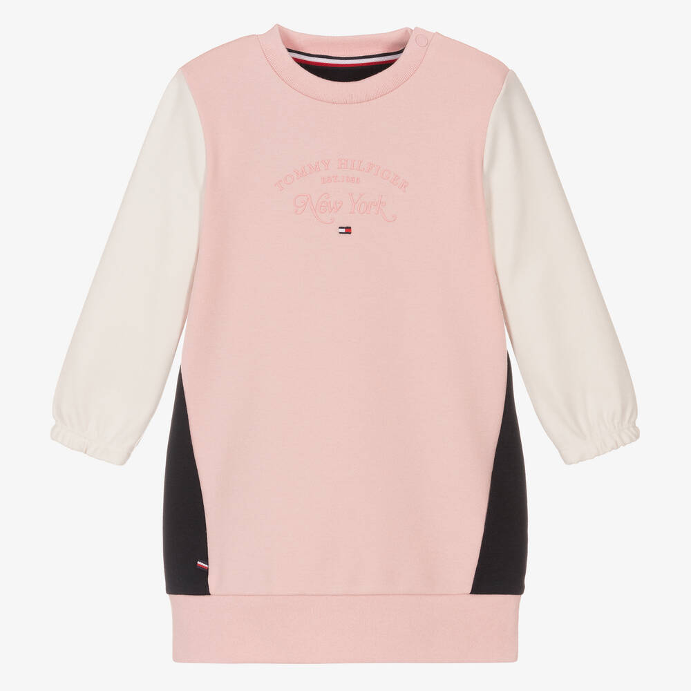 Tommy Hilfiger - Robe rose en modal Bébé | Childrensalon