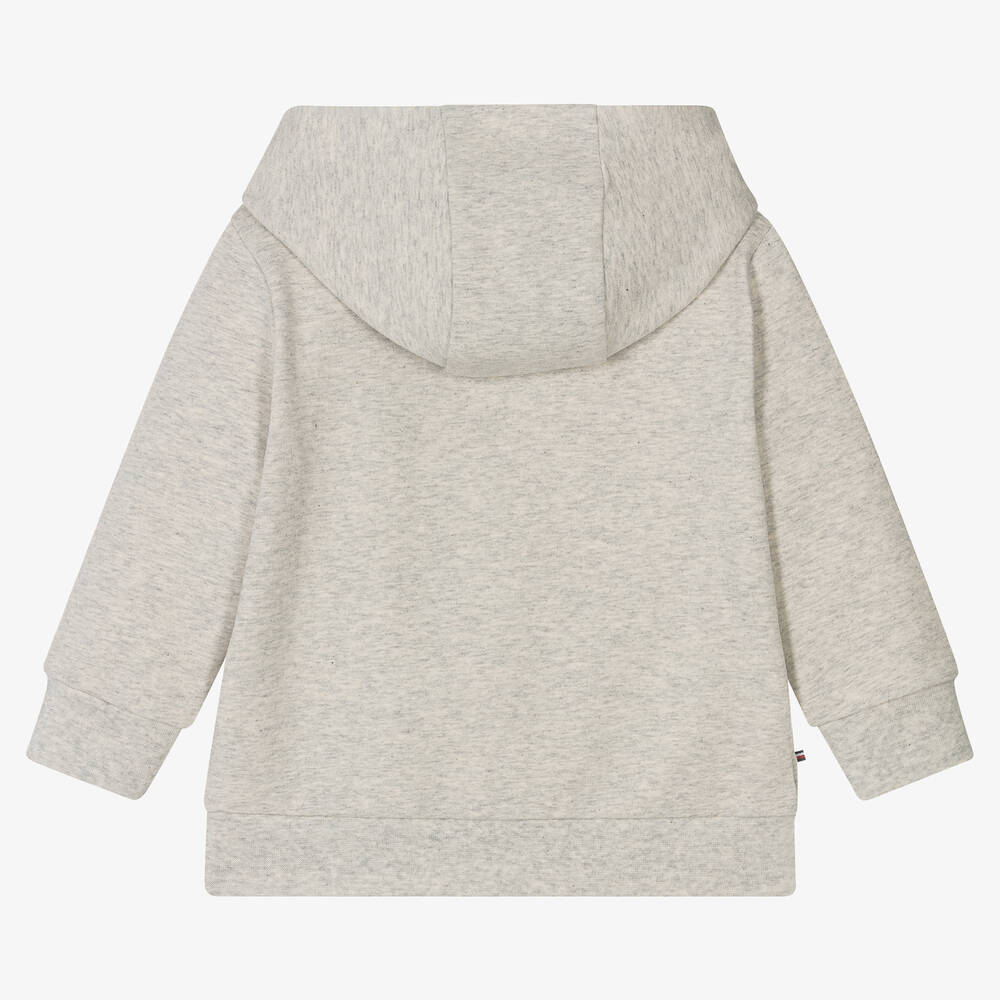 Sweat a capuche online gris tommy hilfiger