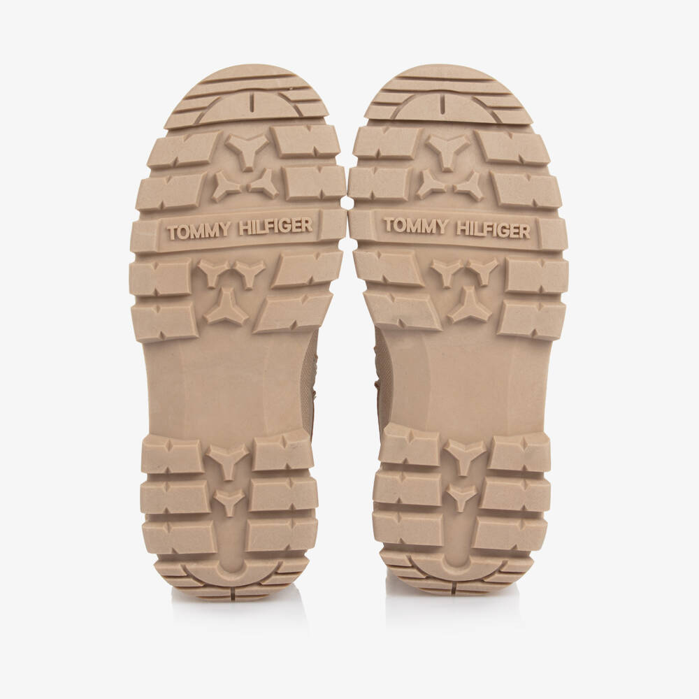Tommy Hilfiger-Beige Boots | Childrensalon Outlet