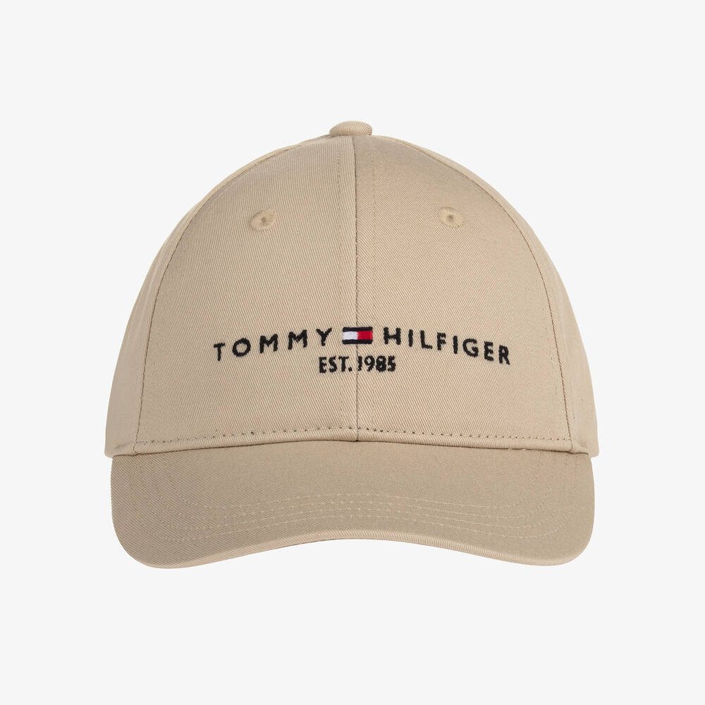 Tommy Hilfiger-Бежевая бейсболка из органического хлопка | Childrensalon Outlet