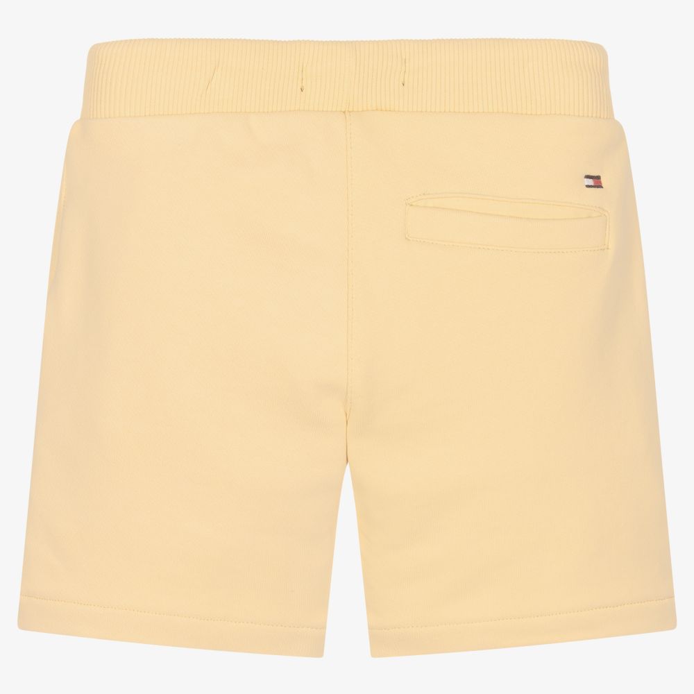 Tommy Hilfiger-Beige Organic Cotton Shorts | Childrensalon Outlet