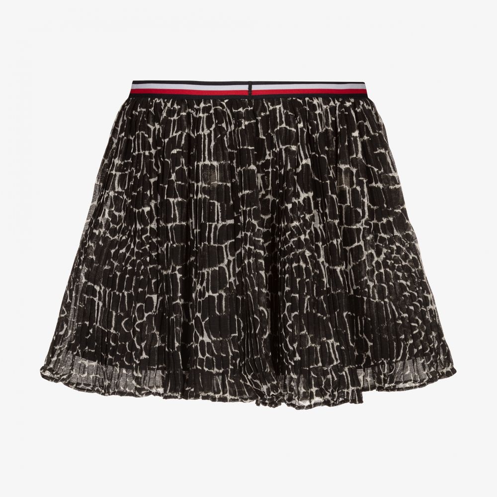 Tommy Hilfiger-Черная юбка с животным принтом | Childrensalon Outlet