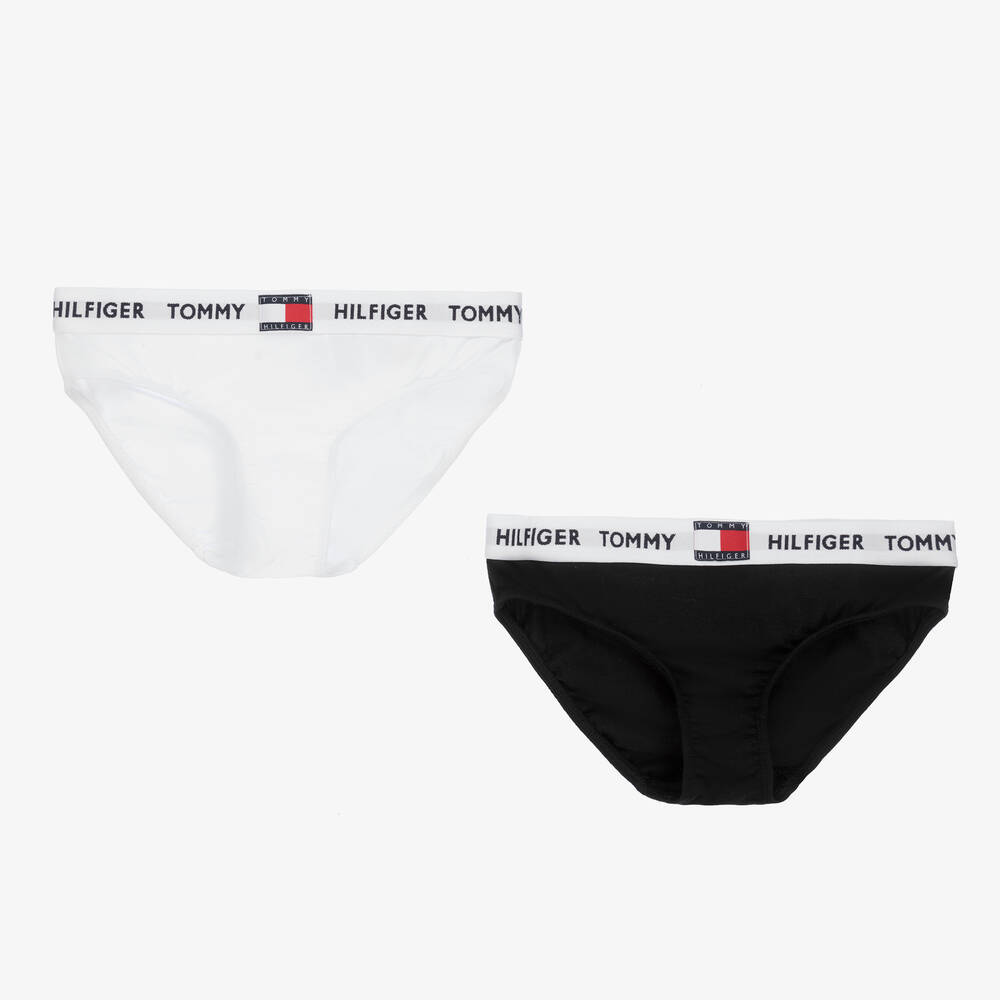 Tommy Hilfiger - Unterhosen in Schwarz-Weiß 2er-Pack | Childrensalon