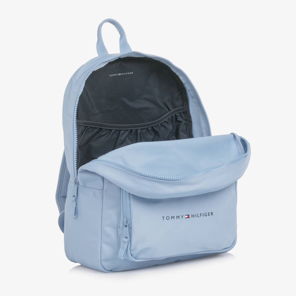 Tommy Hilfiger-Blue Canvas Kids Backpack | Childrensalon Outlet