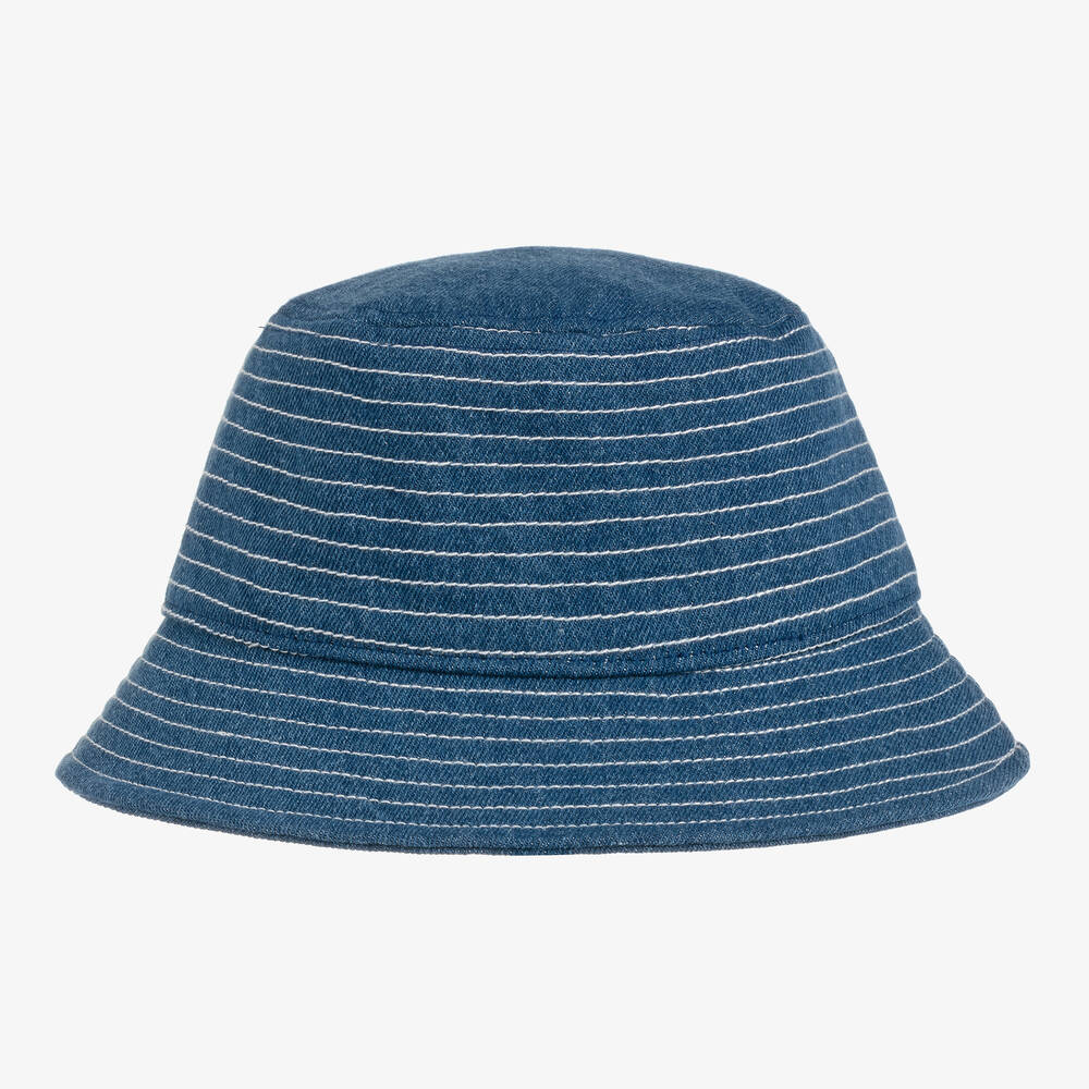 Tommy Hilfiger-Голубая джинсовая панама с монограммой | Childrensalon Outlet