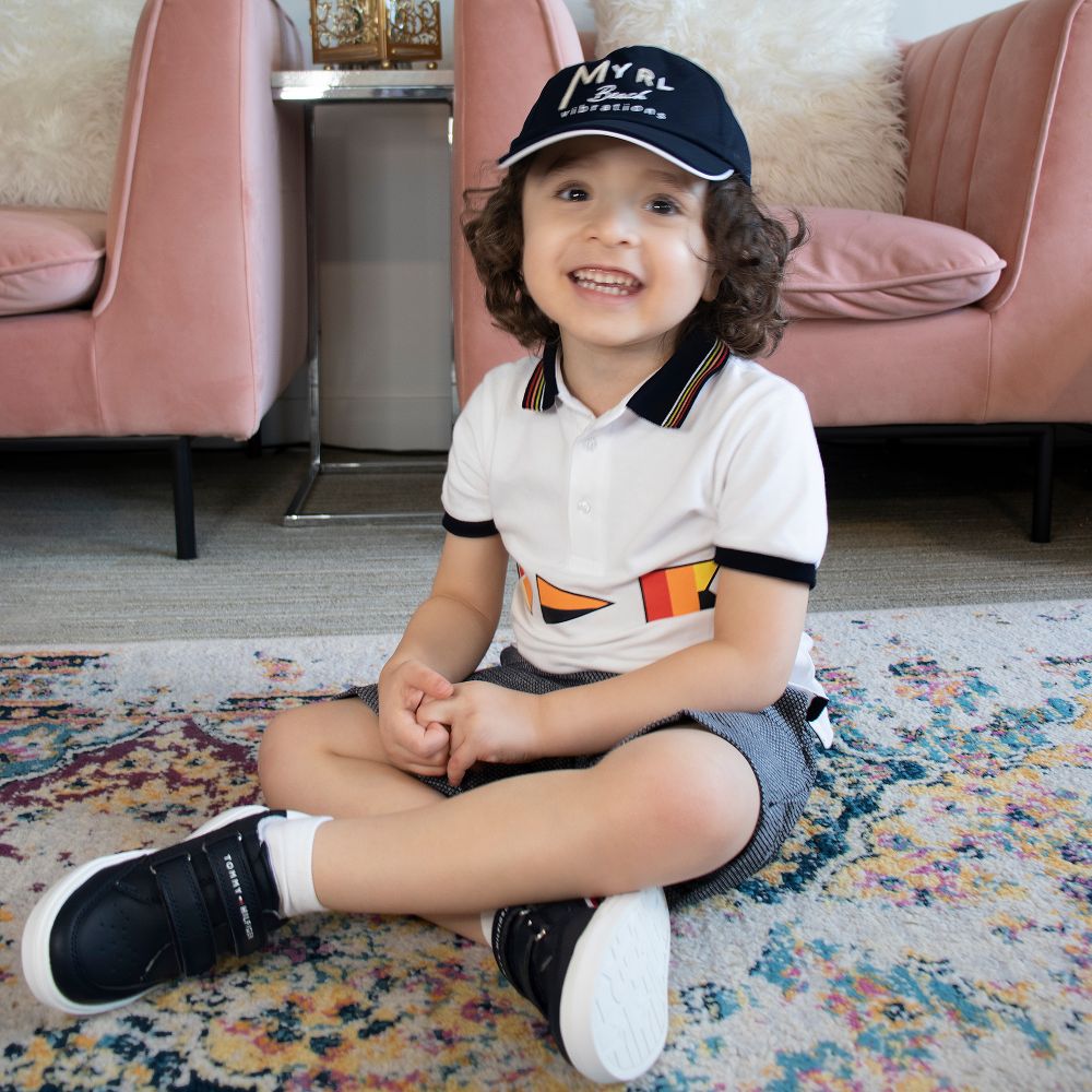 Tommy Hilfiger - Zapatillas azules de piel sintética | Childrensalon Outlet