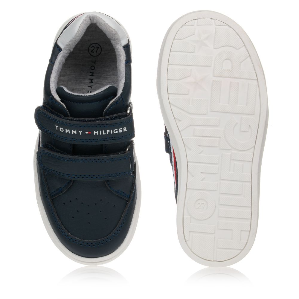 Tommy Hilfiger - Zapatillas azules de piel sintética | Childrensalon Outlet