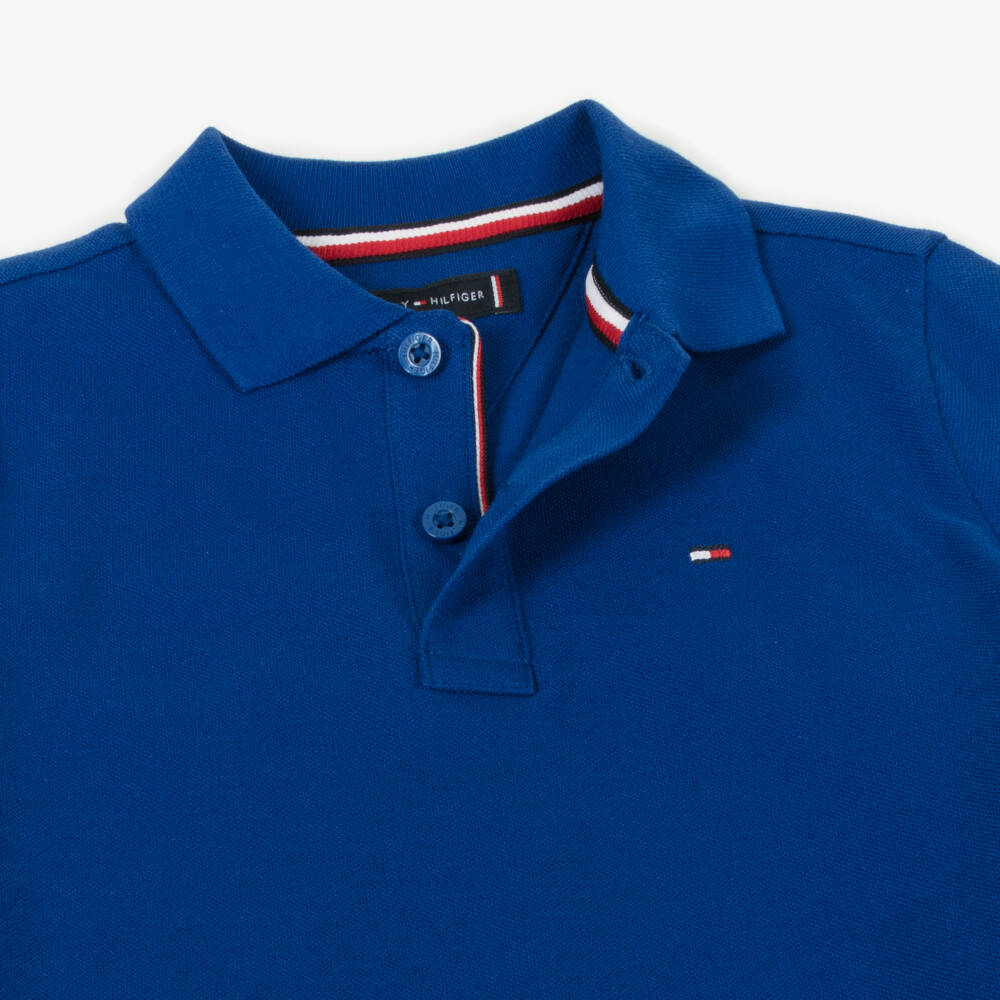 Tommy Hilfiger-Рубашка поло синий для мальчиков | Childrensalon Outlet