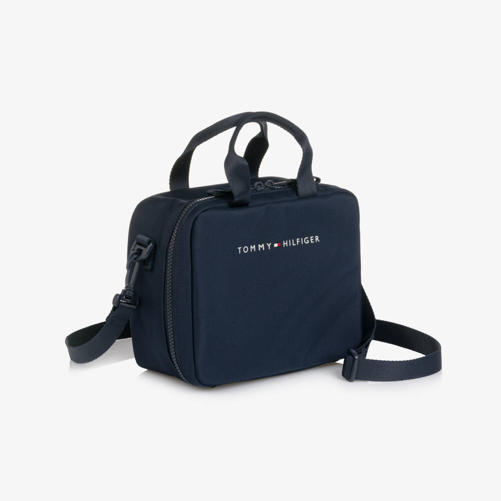 Tommy Hilfiger-Blue Insulated Canvas Lunch Bag | Childrensalon Outlet