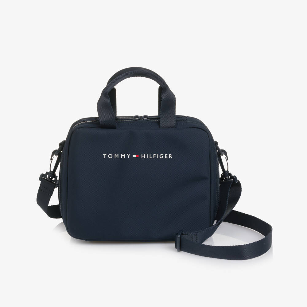 Tommy Hilfiger-Blue Insulated Canvas Lunch Bag | Childrensalon Outlet