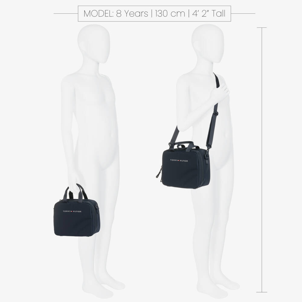 Tommy Hilfiger-Blue Insulated Canvas Lunch Bag | Childrensalon Outlet