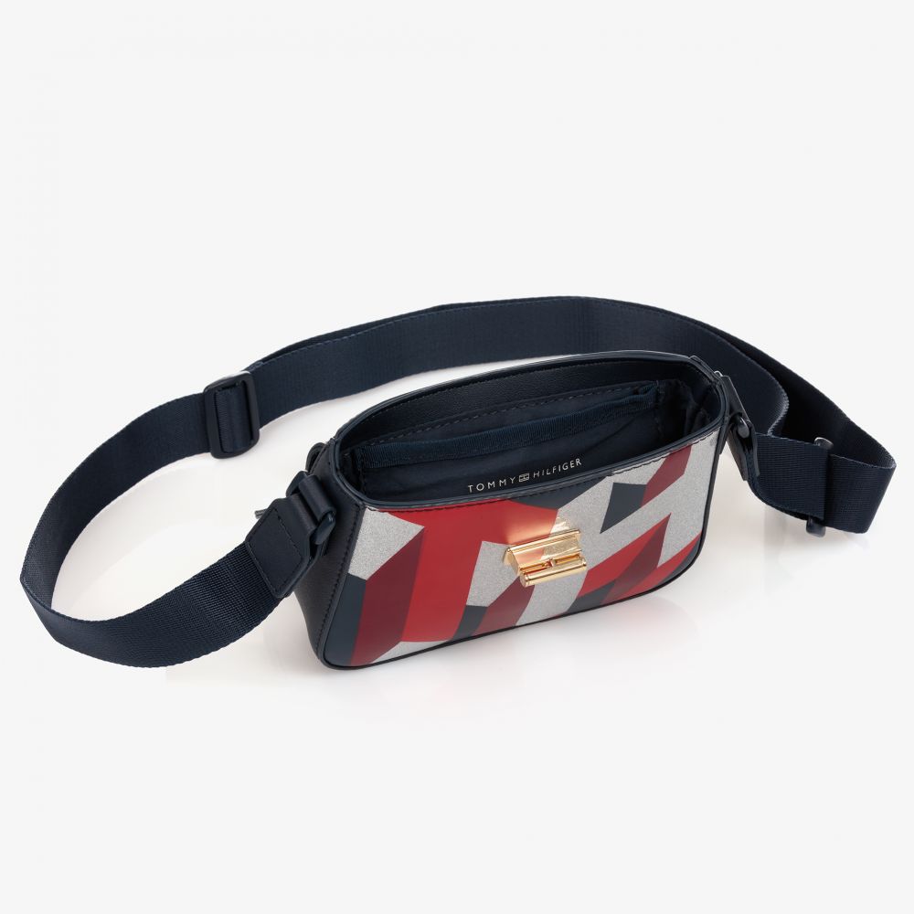 Tommy Hilfiger Blue Red Silver Bag 18cm Childrensalon Outlet