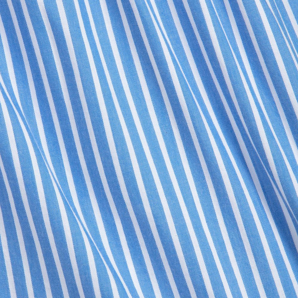 Tommy Hilfiger-Blue Striped Cotton Skirt | Childrensalon Outlet