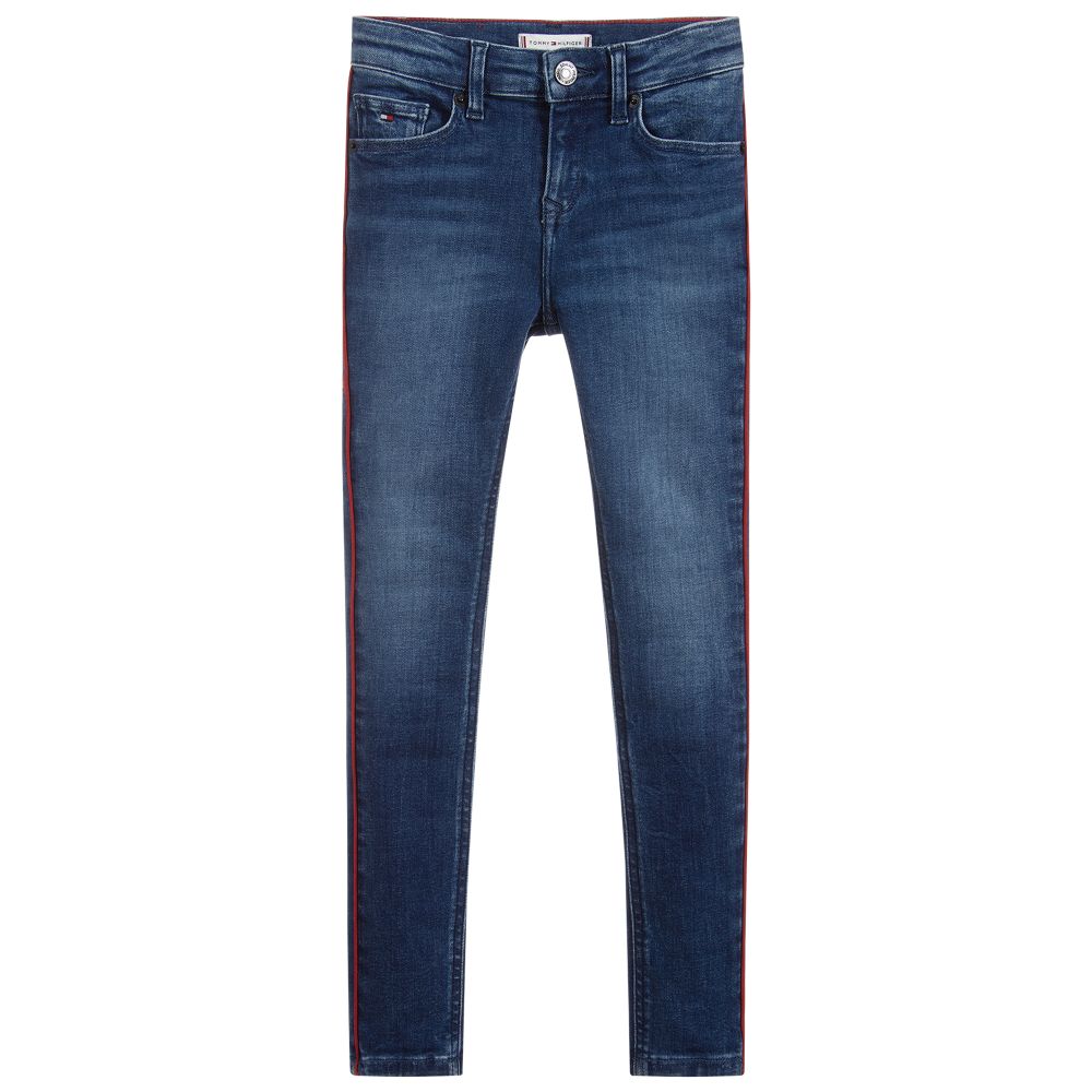 Tommy Hilfiger - Blaue Super-Skinny-Jeans | Childrensalon