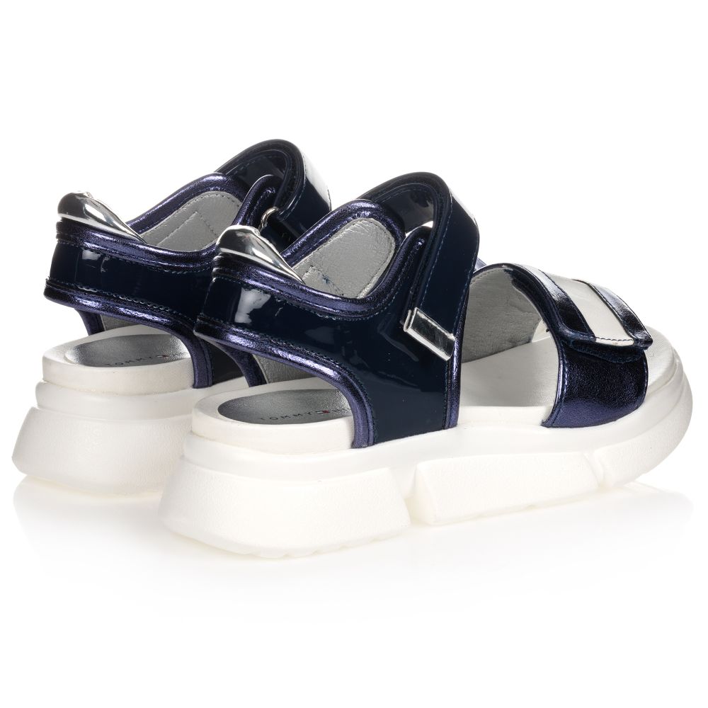 Tommy Hilfiger-Blue Velcro Sandals | Childrensalon Outlet