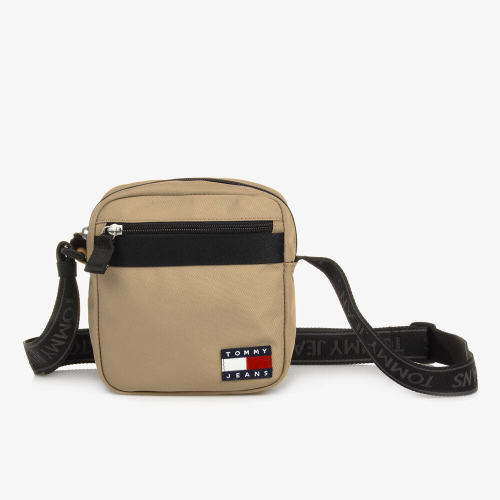 Tommy Hilfiger-Boys Beige Messenger Bag (17cm) | Childrensalon Outlet