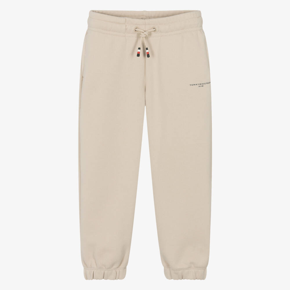Tommy Hilfiger-Бежевые брюки из органического хлопка для мальчиков | Childrensalon Outlet