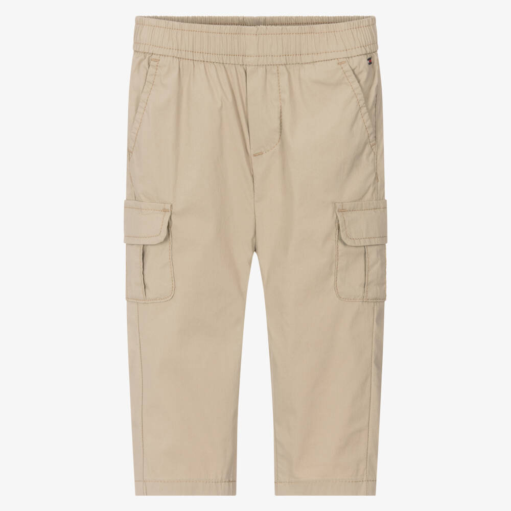 Tommy Hilfiger-Бежевые утилитарные брюки для мальчиков | Childrensalon Outlet