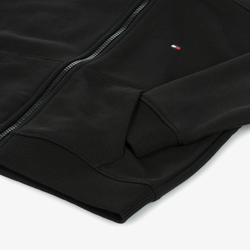 Tommy Hilfiger-Boys Black Jersey Logo Set | Childrensalon Outlet