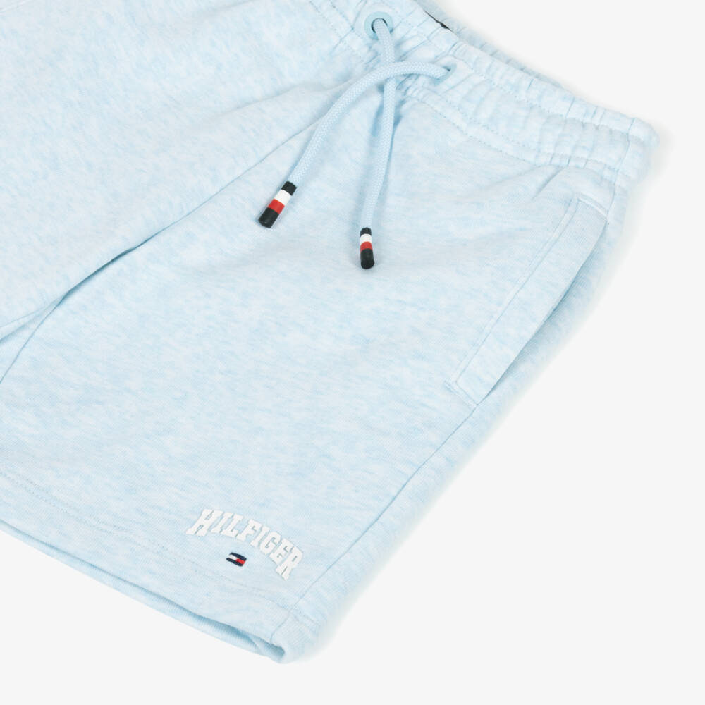 Tommy Hilfiger-Boys Blue Athletic Logo Shorts | Childrensalon Outlet