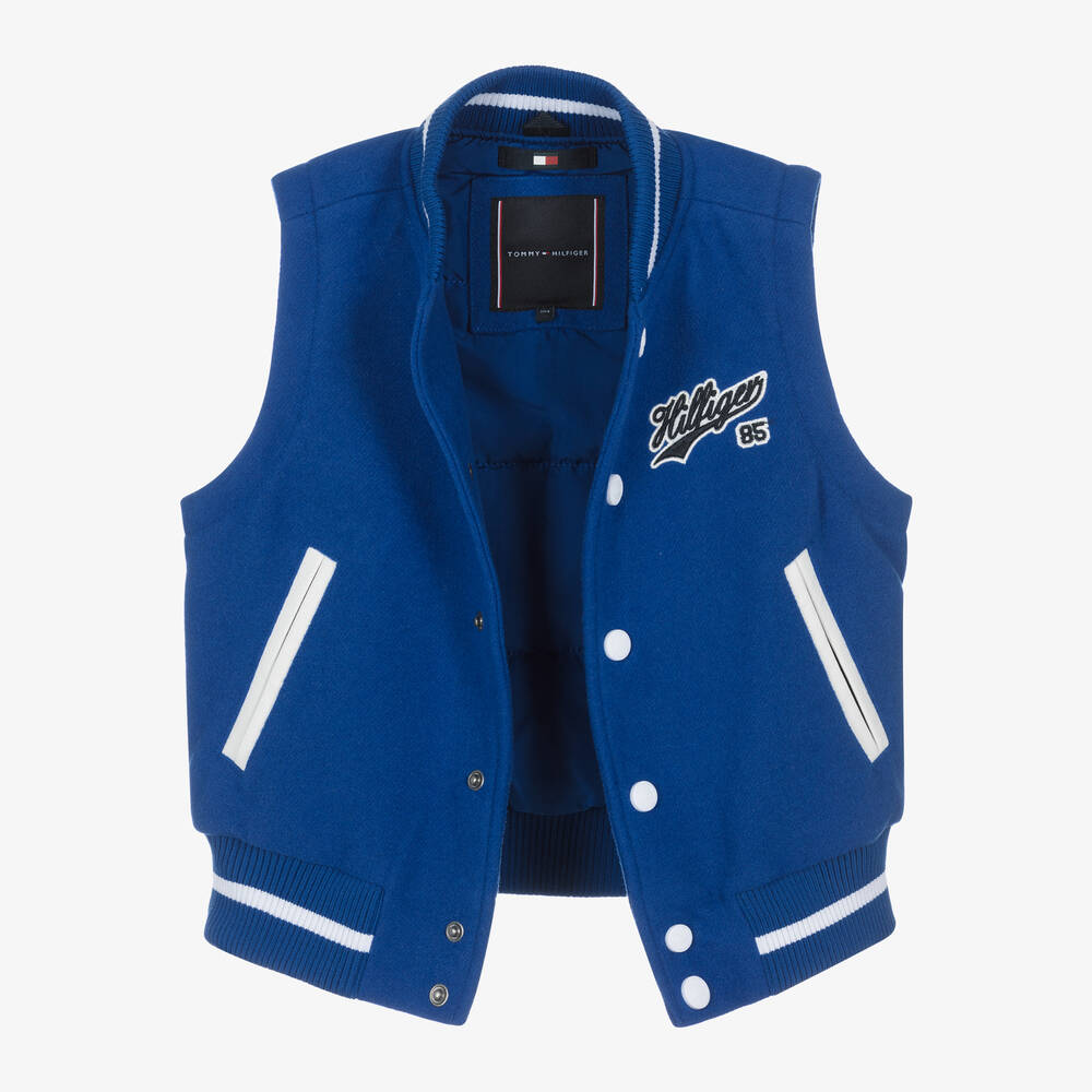 Tommy Hilfiger Boys Blue Bomber Jacket