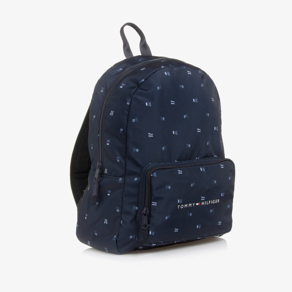 Tommy Hilfiger-Boys Blue Canvas Adventure Backpack | Childrensalon Outlet