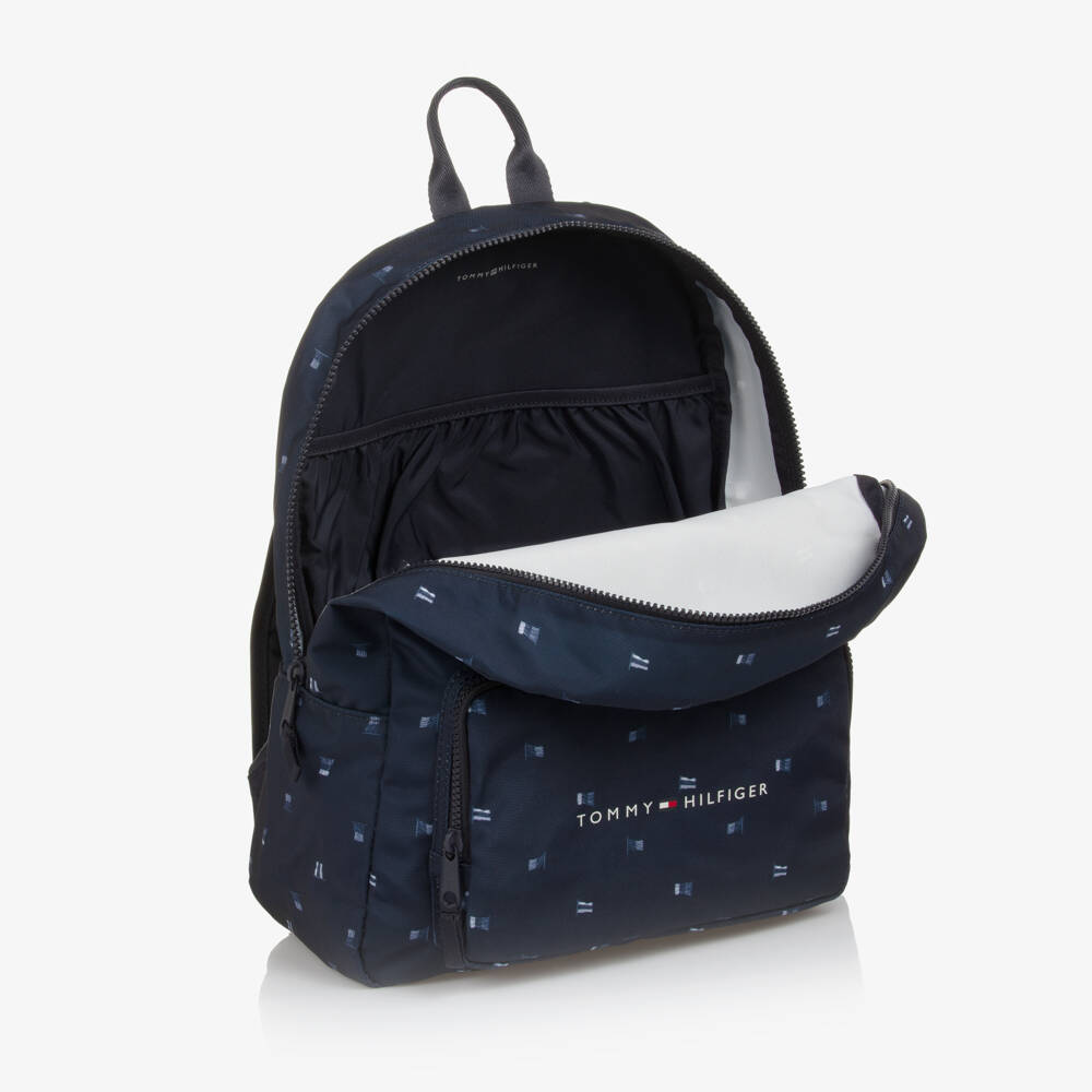 Tommy Hilfiger-Boys Blue Canvas Adventure Backpack | Childrensalon Outlet