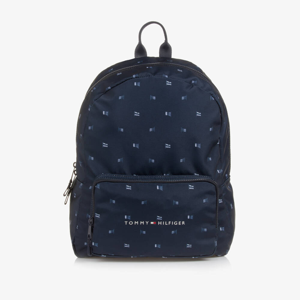 Tommy Hilfiger-Boys Blue Canvas Adventure Backpack | Childrensalon Outlet