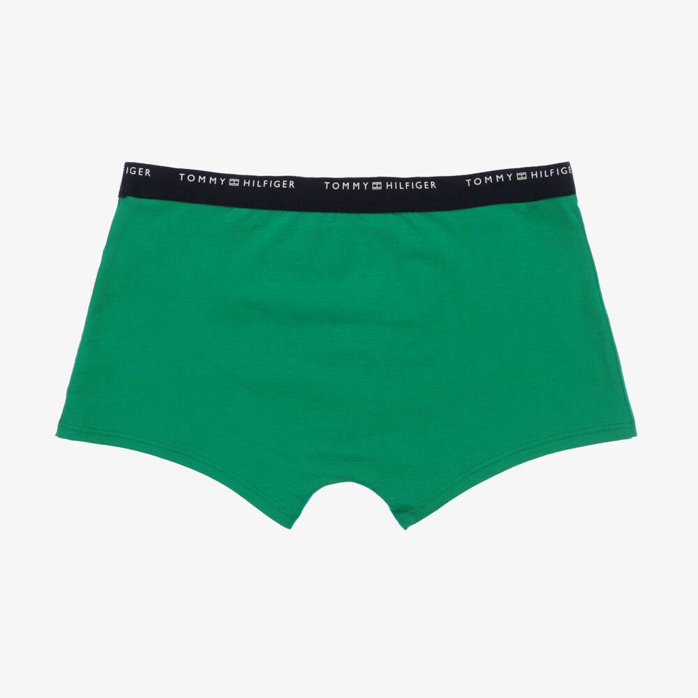 Tommy Hilfiger-Boys Blue Cotton Boxer Shorts (7 Pack) | Childrensalon Outlet
