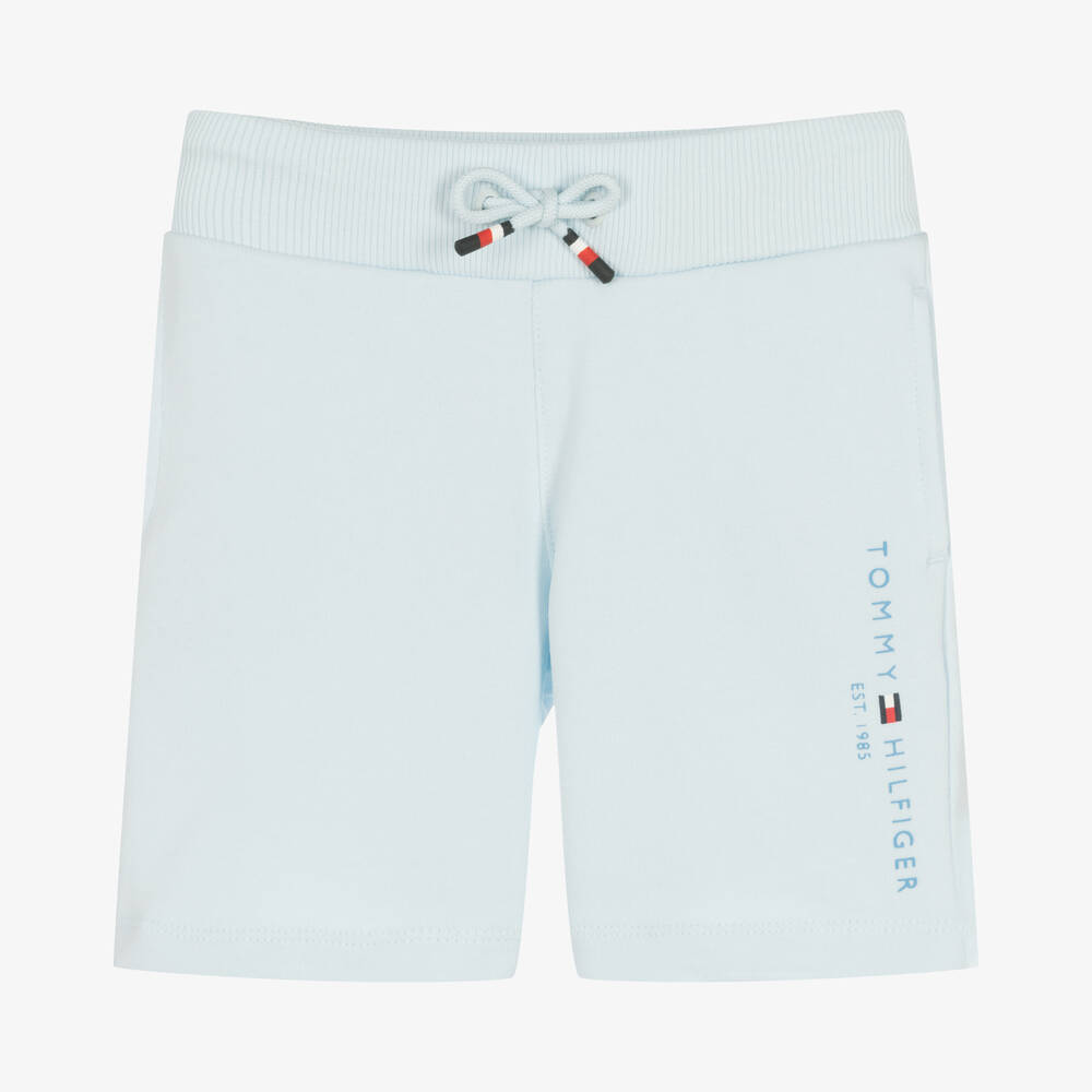 Tommy Hilfiger - Short bleu en jersey de coton | Childrensalon