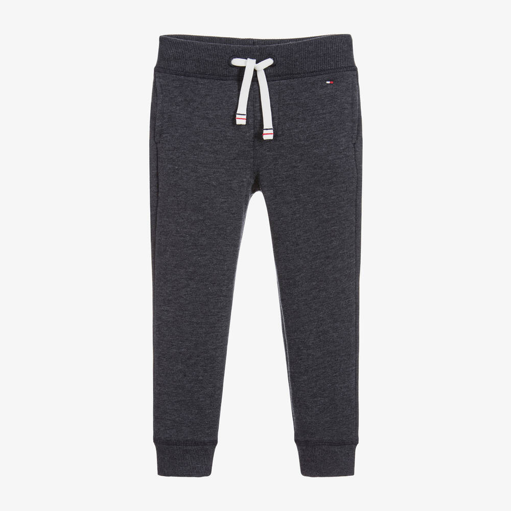 Tommy Hilfiger - Boys Blue Cotton Joggers | Childrensalon