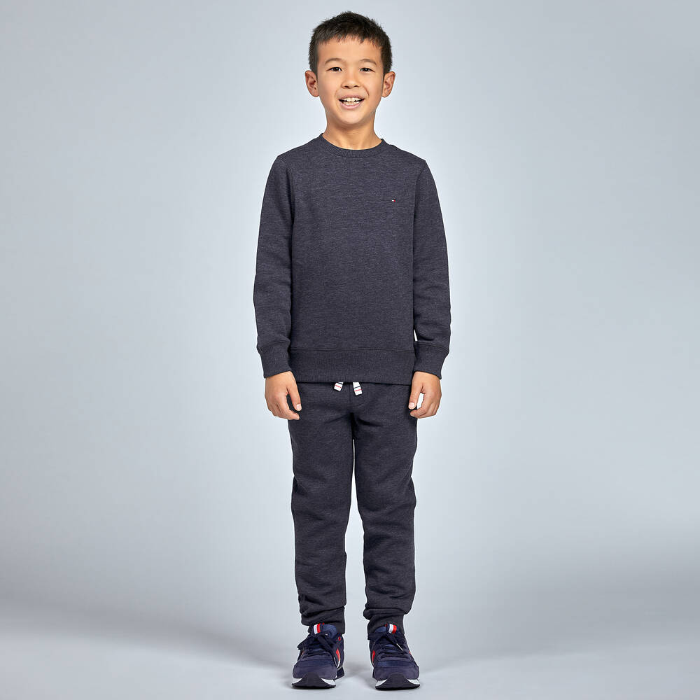 Tommy Hilfiger-Синие хлопковые джоггеры для мальчиков | Childrensalon Outlet