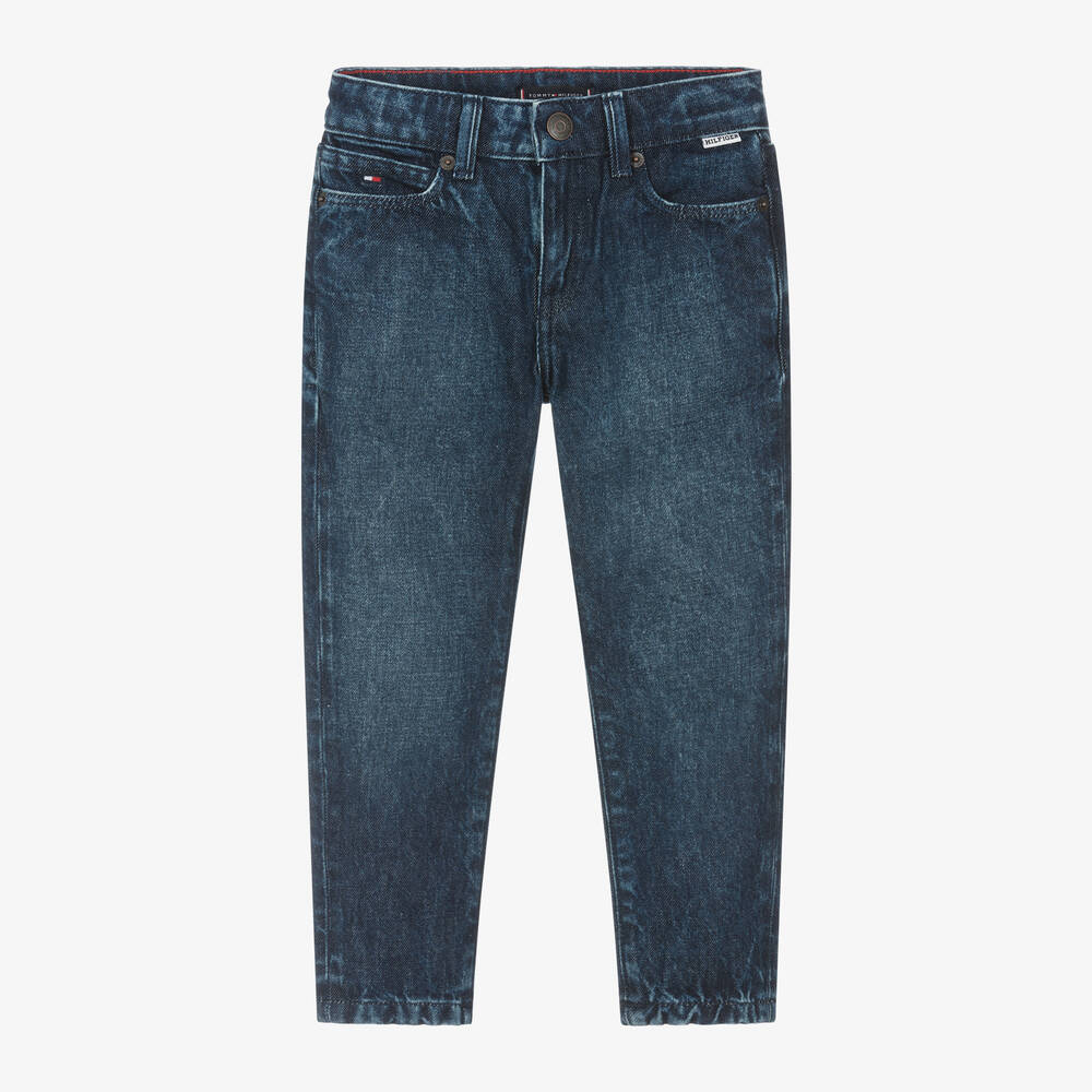Tommy Hilfiger-Синие прямые джинсы для мальчиков | Childrensalon Outlet