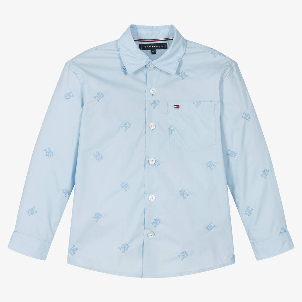 Boys tommy hilfiger shirt outlet