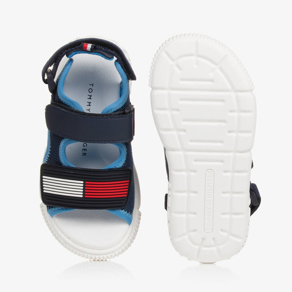 Tommy Hilfiger-Синие тканые сандалии для мальчиков | Childrensalon Outlet