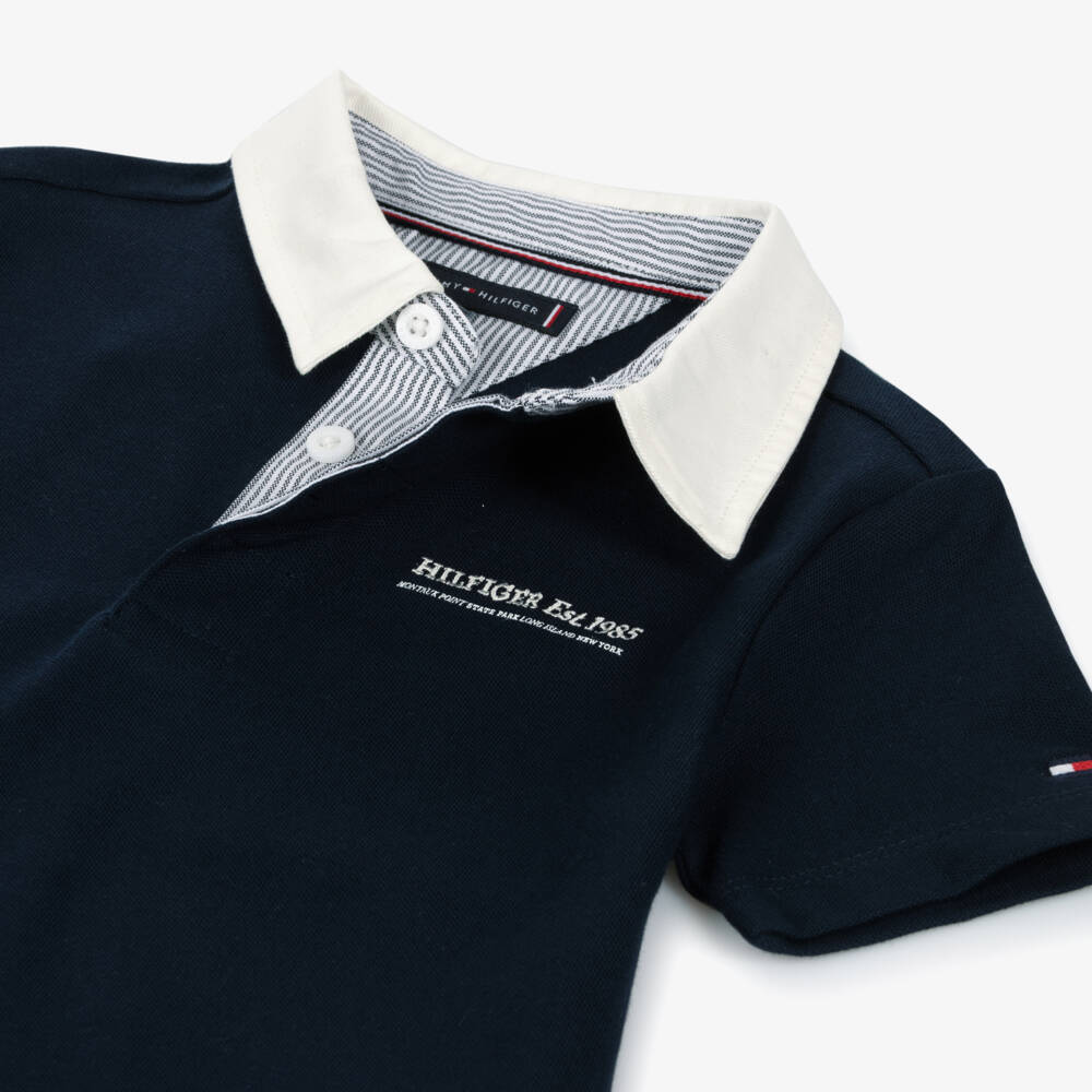 Tommy Hilfiger-Boys Classic Azure Polo Top | Childrensalon Outlet