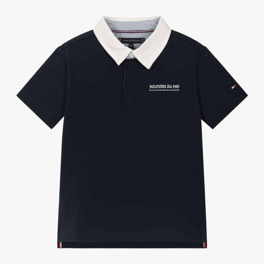 Tommy Hilfiger-Boys Classic Azure Polo Top | Childrensalon Outlet