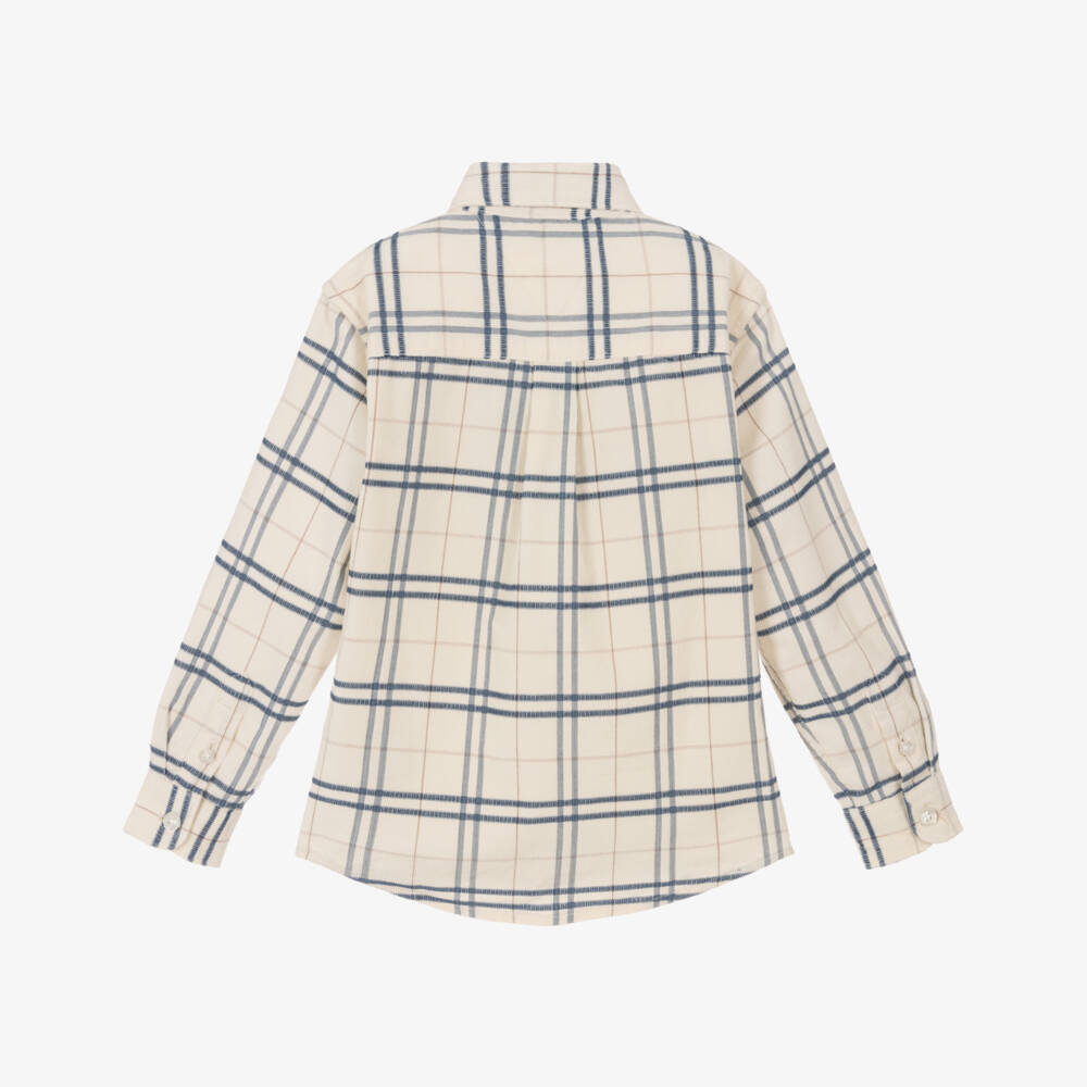 Tommy Hilfiger-Boys Classic Beige Corded Shirt | Childrensalon Outlet