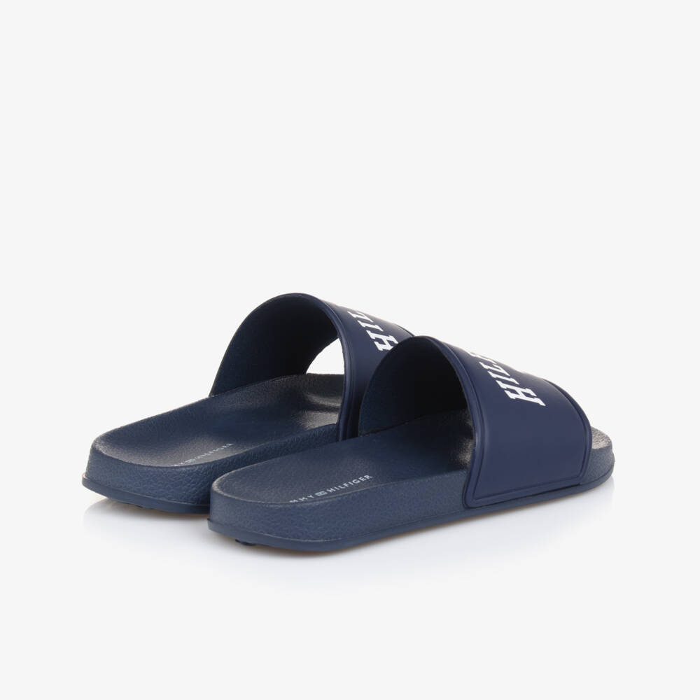 Tommy Hilfiger-Классические синие сандалии с логотипом для мальчиков | Childrensalon Outlet