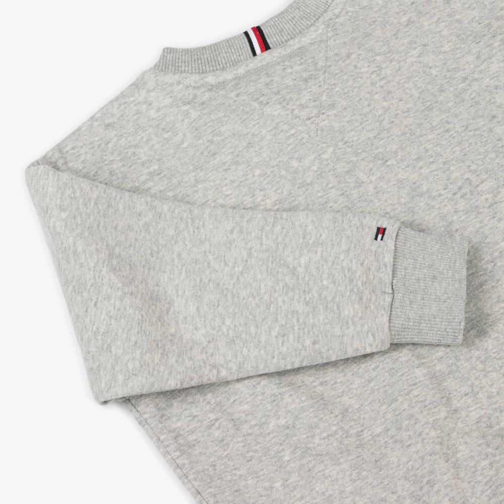 Tommy Hilfiger-Boys Classic Grey Jersey Top | Childrensalon Outlet
