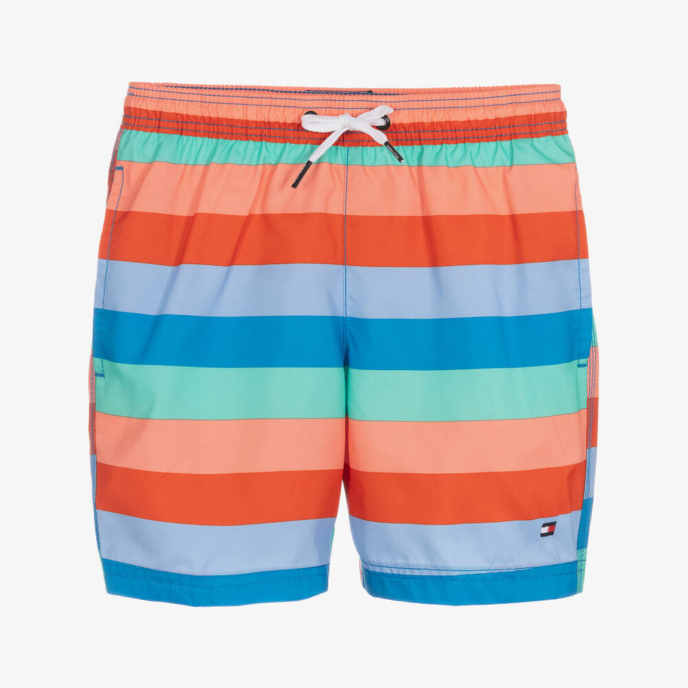 Tommy Hilfiger - Bunt gestreifte Badeshorts | Childrensalon