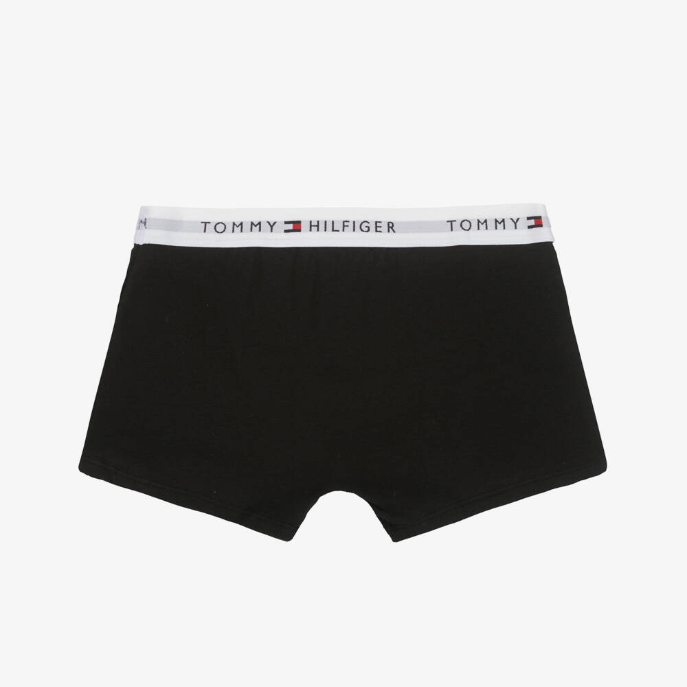 Tommy Hilfiger-Boys Cotton Black Boxer Duo | Childrensalon Outlet