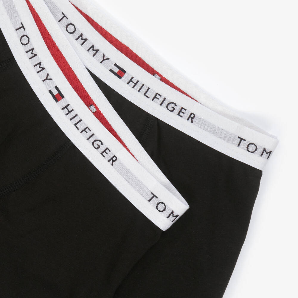 Tommy Hilfiger-Boys Cotton Black Boxer Duo | Childrensalon Outlet