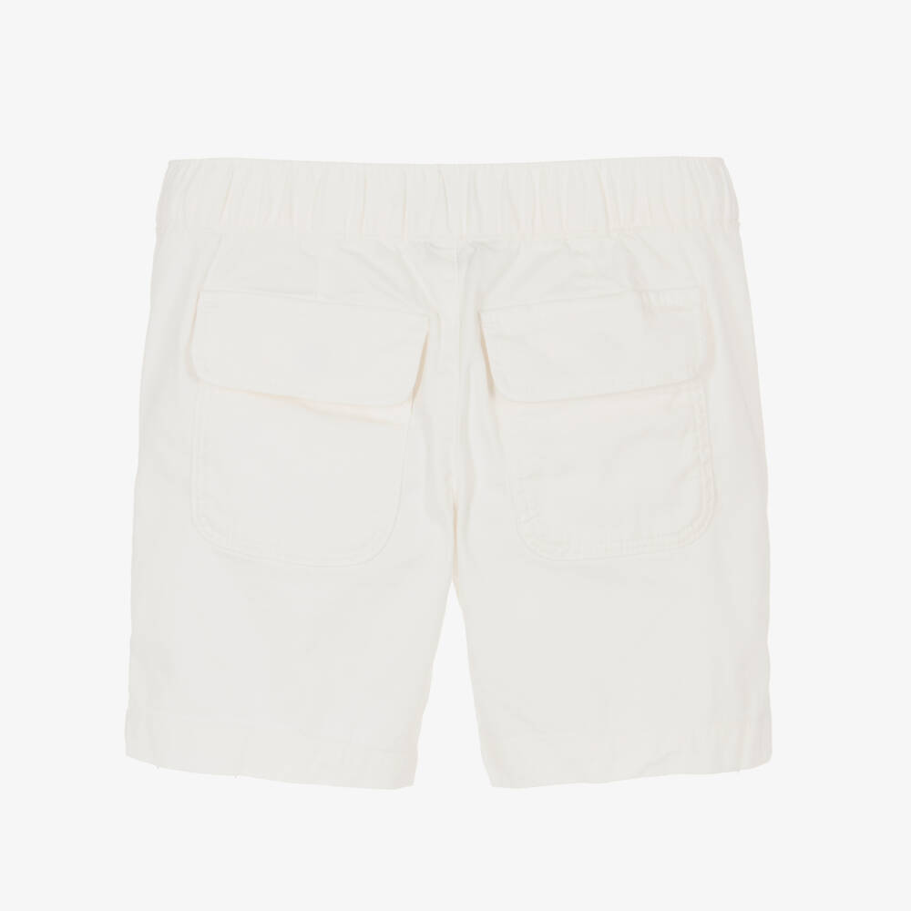 Tommy Hilfiger-Boys Cream Organic Cotton Chinos | Childrensalon Outlet