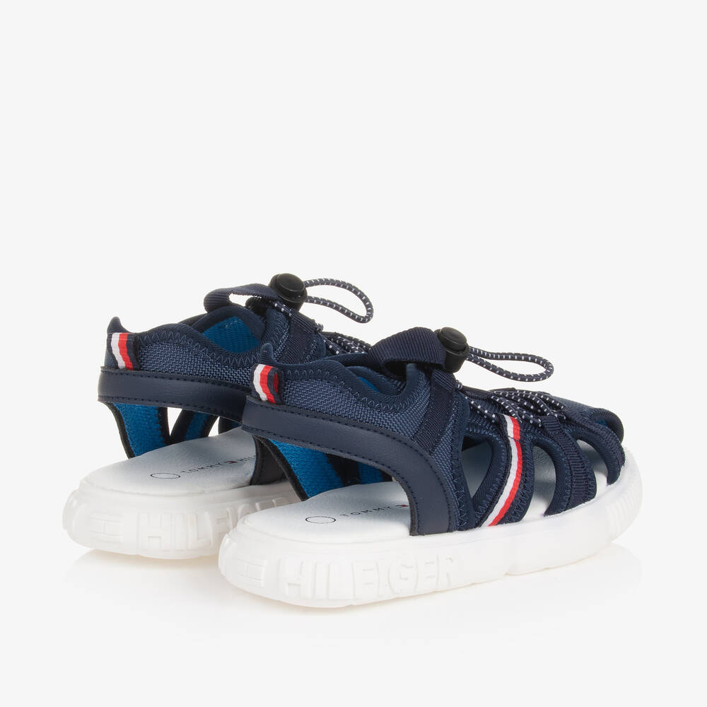 Tommy Hilfiger-Boys Dark Blue Sandals | Childrensalon Outlet