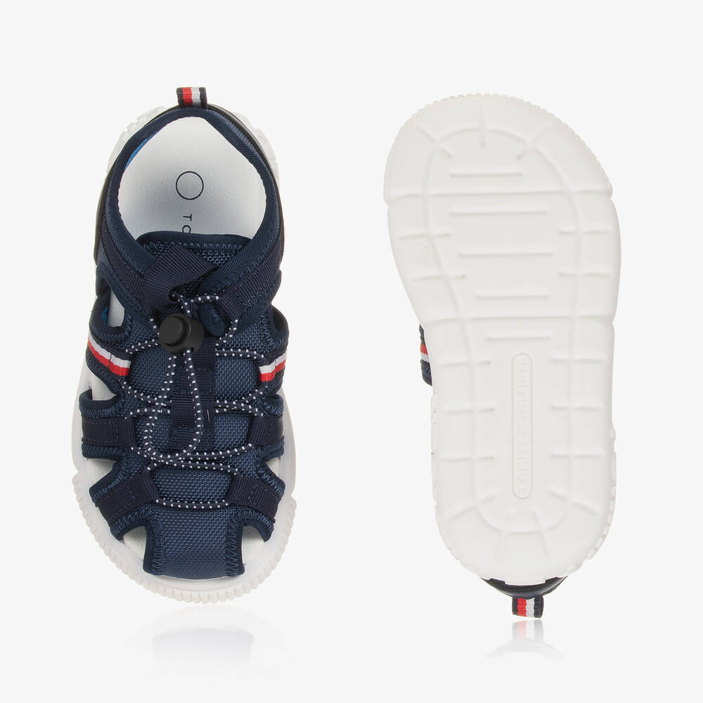 Tommy Hilfiger-Boys Dark Blue Sandals | Childrensalon Outlet