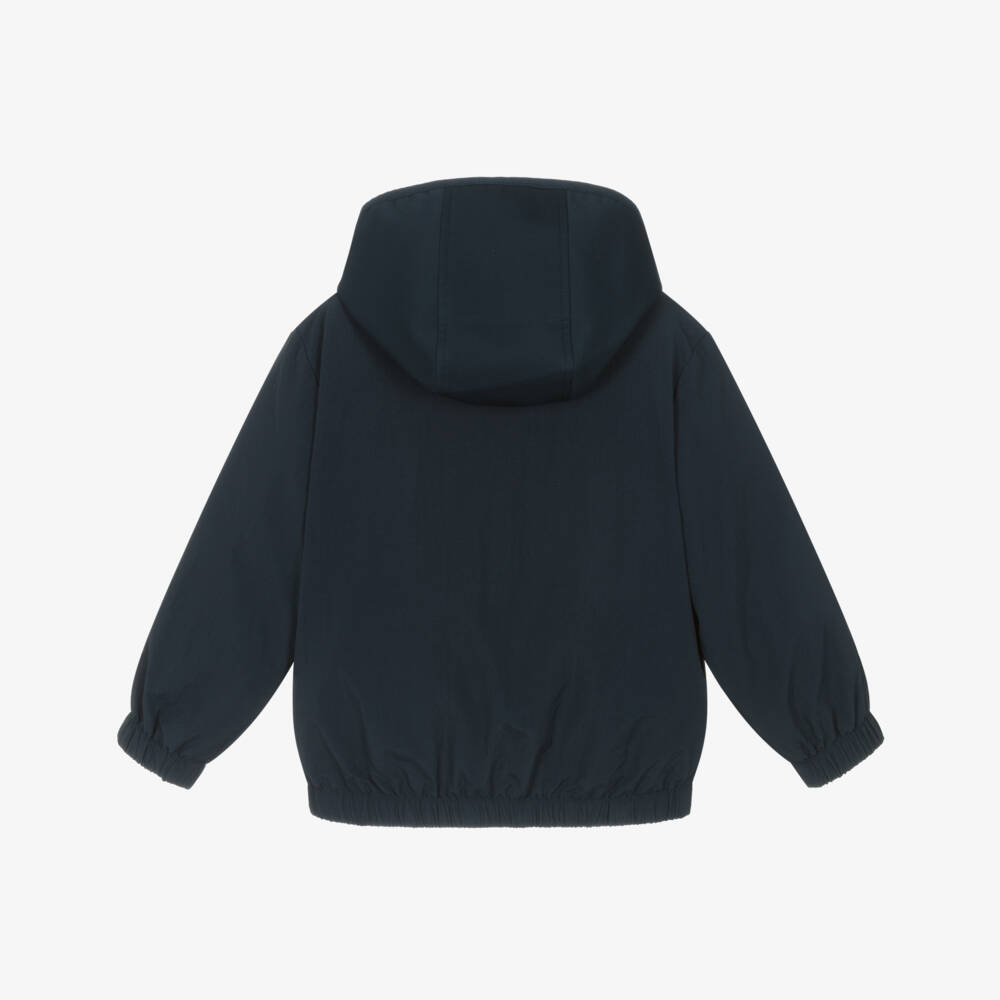 Tommy Hilfiger-Boys Dual-Layer Navy Jacket | Childrensalon Outlet