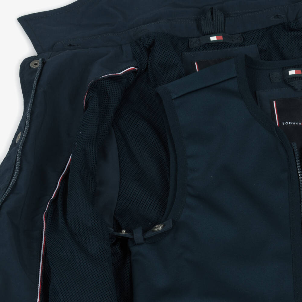 Tommy Hilfiger-Boys Dual-Layer Navy Jacket | Childrensalon Outlet