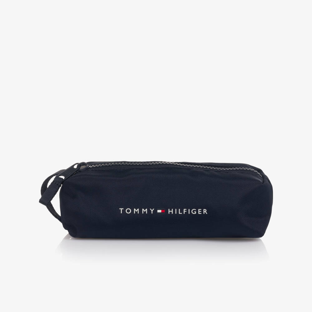 Tommy Hilfiger-Boys Durable Navy Pencil Case | Childrensalon Outlet